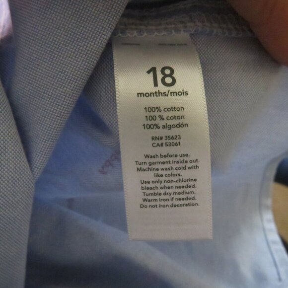 Baby Shirt, Pants w Bow Tie Red & Blue(Patriotic colors) 18mts Carters - Picture 10 of 13